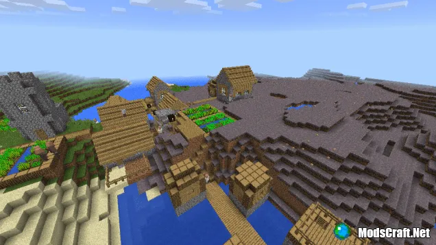 Сид: Деревня в грибном биоме