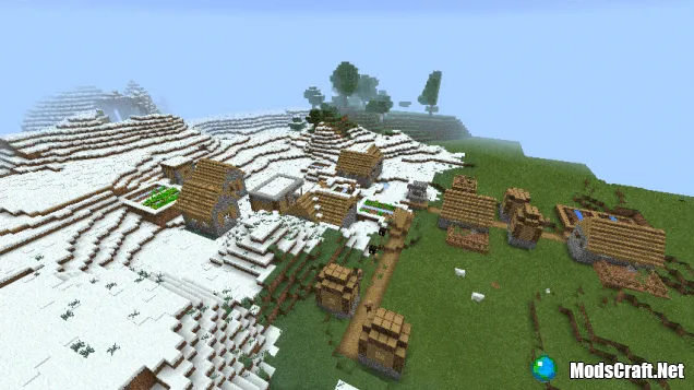 Сид: Деревня в снежном биоме [0.13.x]