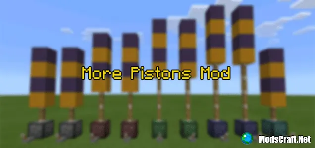 Мод: More Pistons 0.13.1/0.13.0