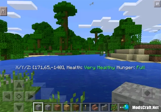 Мод: MCPEHUD 0.13.1/0.13.0