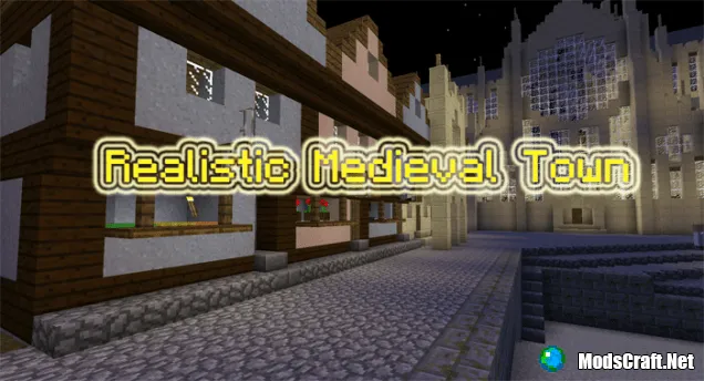 Карта: Реалистичный средневековый городок