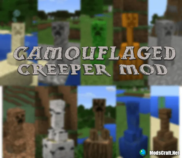 Мод: Камуфляжные Криперы 0.13.1