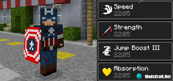 Мод: Captain America 0.14.0
