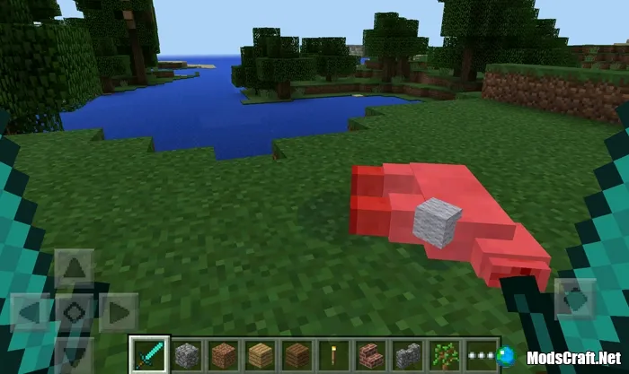 Два алмазных меча в руках