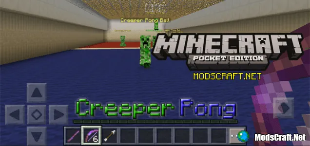 Карта: Пинг-понг с криперами [Мини-игра]