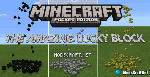 Мод The Amazing Lucky Block 0.15.6/0.15.4/0.14.3