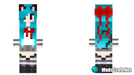 Kawaii Neko School Girl