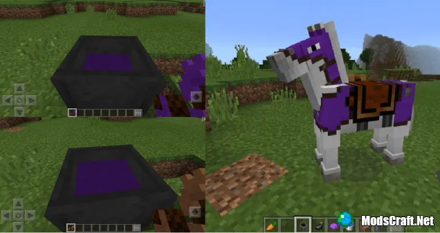 MCPE 0.15.0: Покраска лошадиной брони!