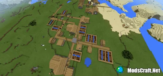 Сид: Две деревни с двумя храмами около спавна [0.15.х]