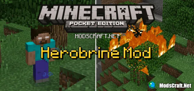 Мод Herobrine 0.15.6/0.15.4