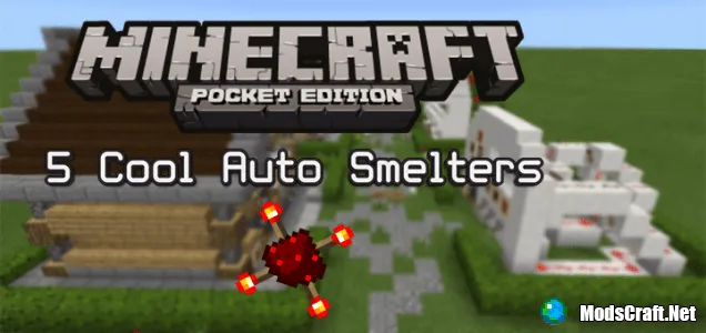 Карта: 5 крутых авто-печек [Редстоун]