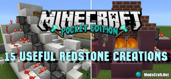 Карта: 15 Useful Redstone Creations [Редстоун]