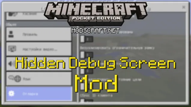 Мод Hidden Debug Screen 0.16.0