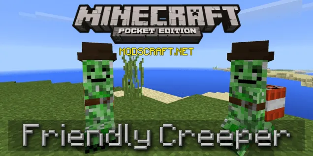 Мод Friendly Creeper 0.16.0