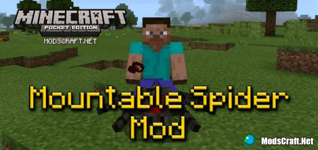 Мод Mountable Spider 0.16.0