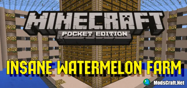 Карта: Insane Watermelon Farm [Редстоун]