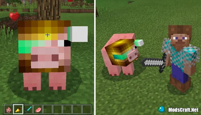 Мод Pig Bot 0.17.0/0.16.1/0.16.0