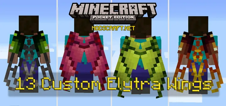 Мод: 13 Custom Elytra Wings 1.0/0.17.0