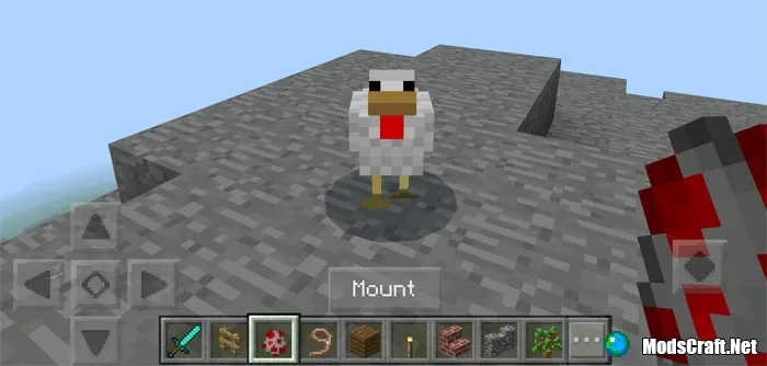 Мод: Rideable Chickens