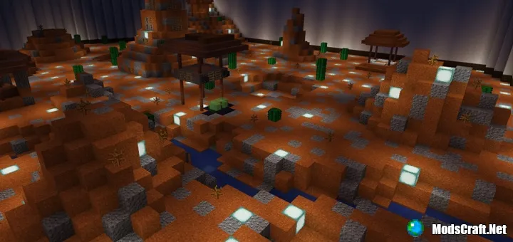 Карта: Volcanic Desert KitPvP [Творчество]