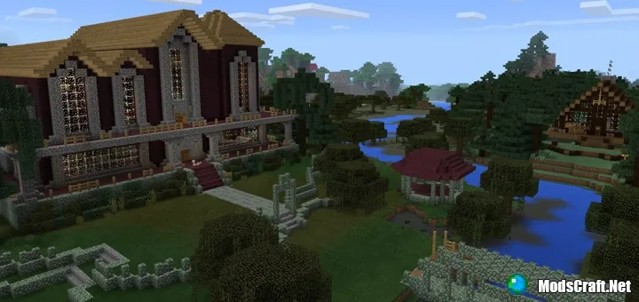 Карта: Деревушка с особняками [Творчество]