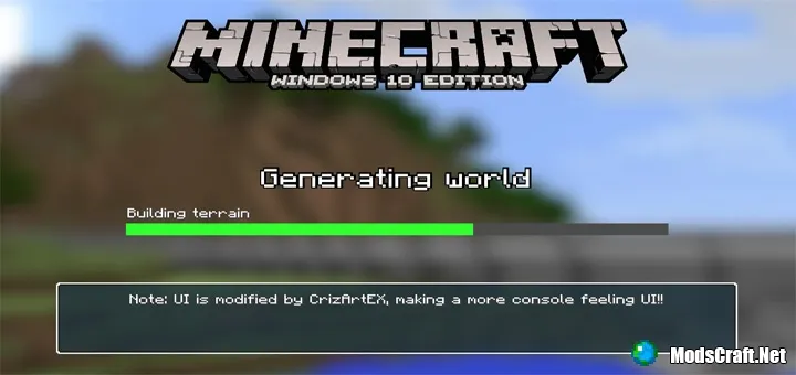 Текстуры: Modified Vanilla: Console UI 1.0/0.17.0