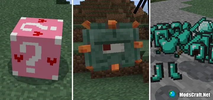 Мод Hardcore Lucky Block 1.0/0.17.0