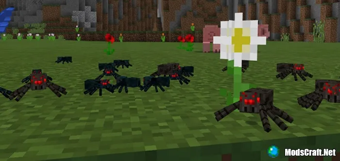 Мод Smaller Spiders 1.0/0.17.0/0.16.1