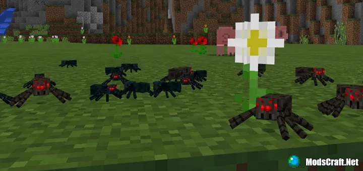 Мод Smaller Spiders 1.0/0.17.0/0.16.1