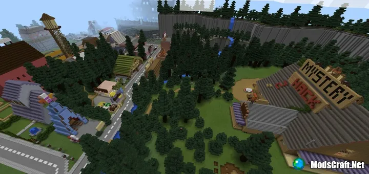 Карта: Гравити Фолз [Творчество]