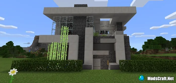 Карта: 17×17 Piston House [Редстоун]