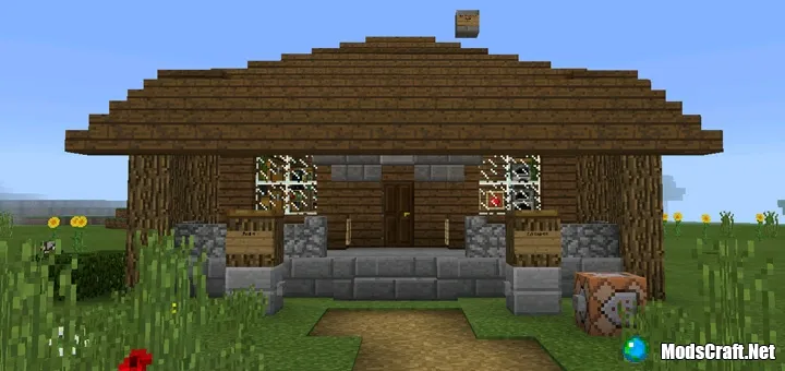 Карта: Self-Building House 1.0.5+ [Редстоун]