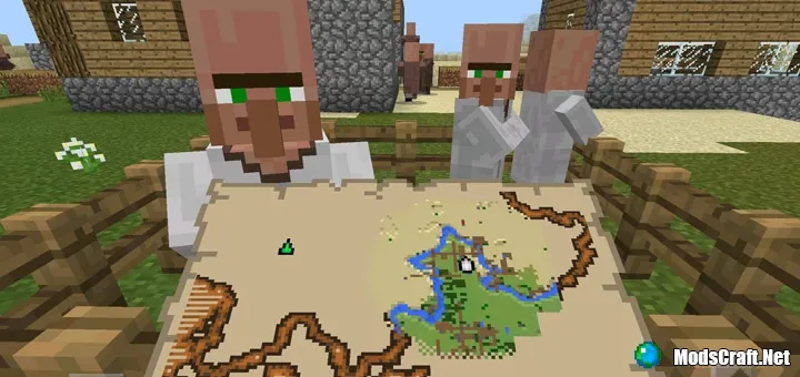 Мод: Больше карт сокровищ 1.1