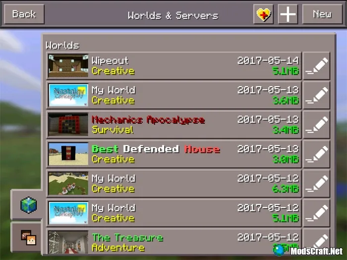 Текстуры: NostalgyConceptPack 1.1/1.0