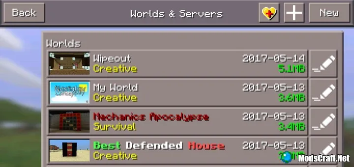 Текстуры: NostalgyConceptPack 1.1/1.0