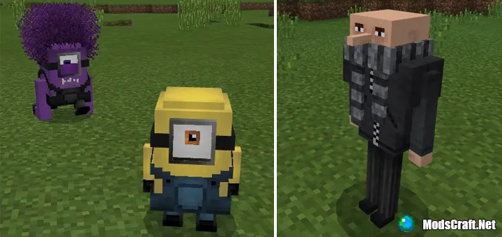 Мод Minions 1.1/1.0/0.17.0/0.16.1