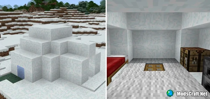 Сид: Структура иглу возле спавна 1.1/1.0