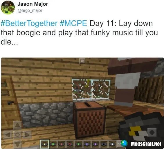 Minecraft PE 1.2: проигрыватель и пластинки!