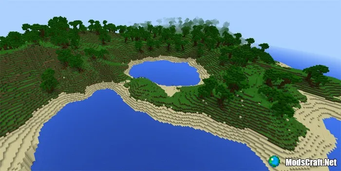 Карта: The Lands of Notch [Пользовательский ландшафт]