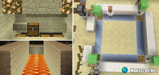 Карта: 28 Redstone Creations [Редстоун]