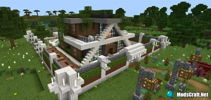 Карта: RS Smart Modern House Super Ultra [Редстоун]