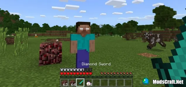 Мод Herobrine Addon 1.2/1.1