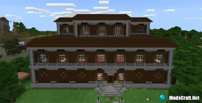 Карта: Redstone Woodland Mansion [Творчество]