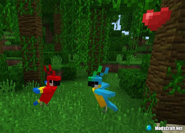 Мод Baby Parrots Addon 1.2