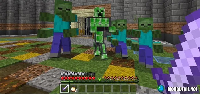 Карта: The Monster Arena [Выживание/мини-игра]