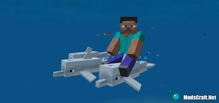 Мод: Controllable Rideable Dolphins