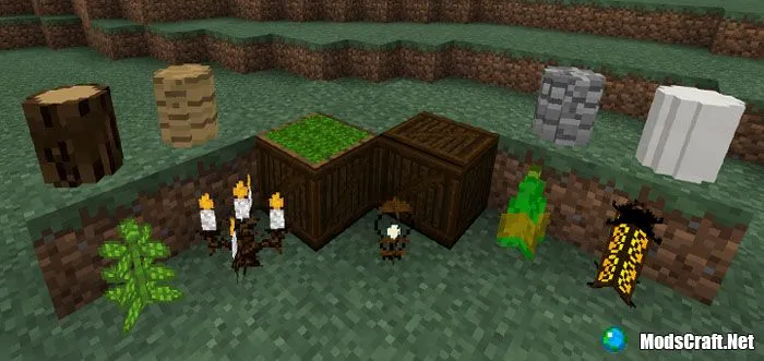 Мод: WoodenFurniture Addon 1.4/1.2