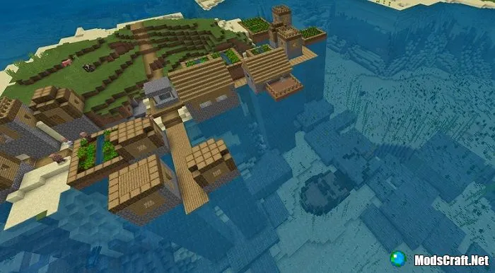 Сид: Деревня с крепостью и затонувшим кораблем [1.4]