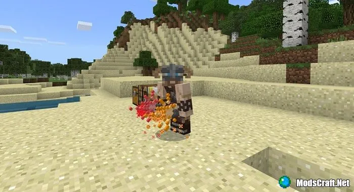 Как сделать бенгальский огонь в Minecraft?