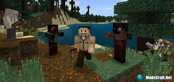 Мод: Crafting Dead PE 1.4/1.2